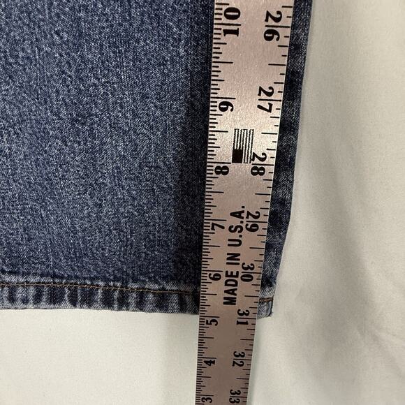 Calvin Klein VTG Bootcut Jeans DoubleStone SIZE 14 Womens 33x31 Denim High Rise - Picture 6 of 15